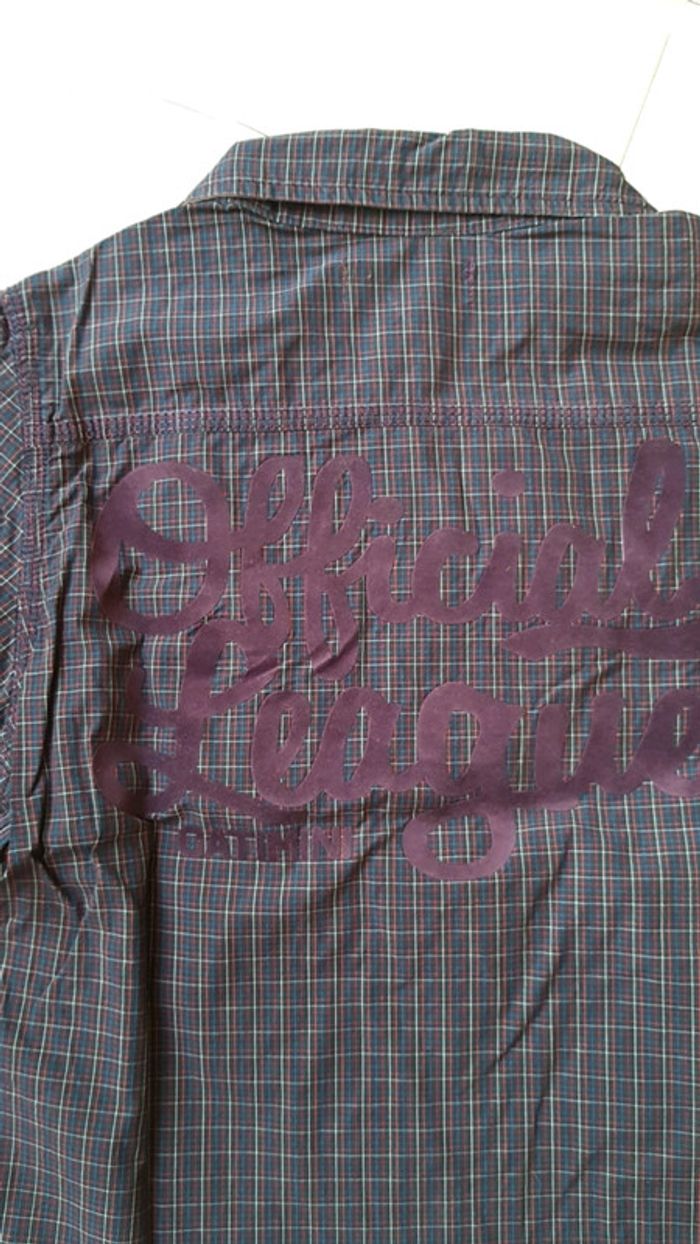 Chemise à carreaux manches courtes catimini garçon 8ans neuve - photo numéro 4