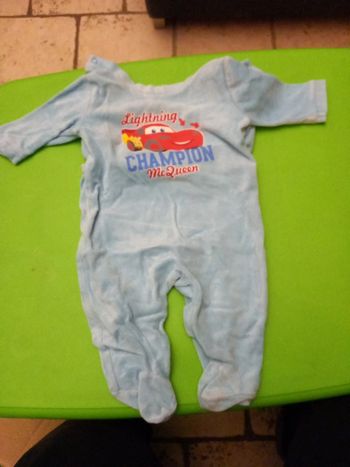 Pyjama chaud Cars 6 mois