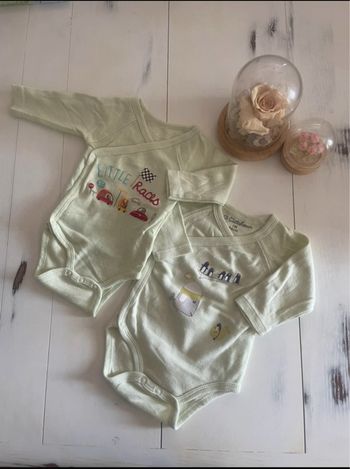 Lot Bodies 1 mois kitchoun garçon