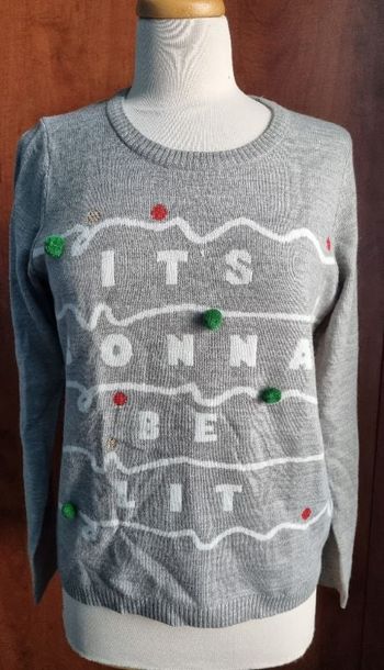 Pull de Noël avec pompon taille 38-40