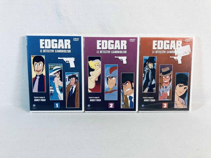 Lot Edgar Le Détective Cambrioleur (Lupin) DVD FR Très bon état - photo numéro 2