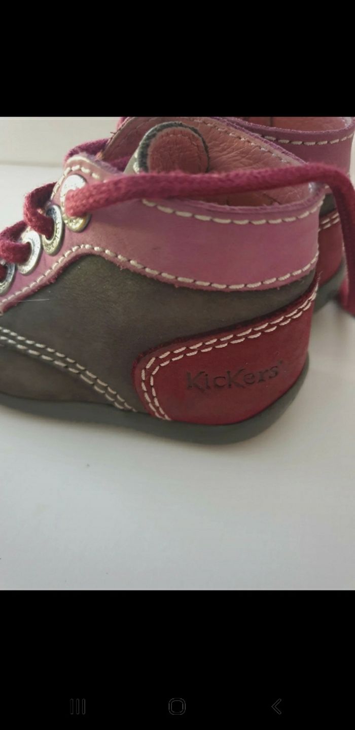 Chaussures Kickers premiers pas pointure 18 - photo numéro 3
