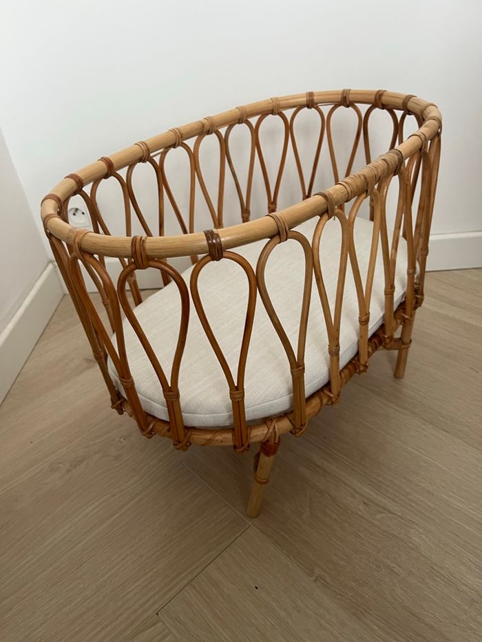 Lit poupee rotin - photo numéro 2
