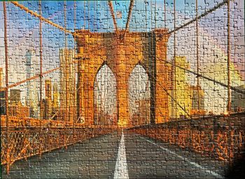 Puzzle Brooklyn bridge pont New-York 500 pièces complet