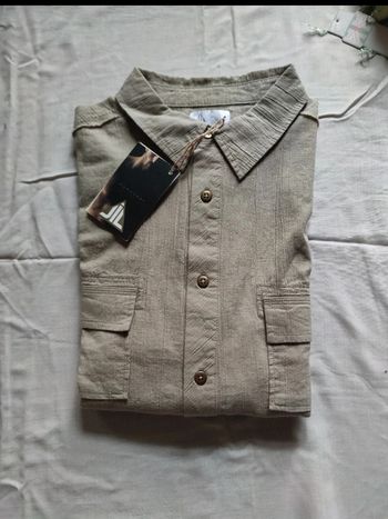 Chemise lin coton taille 2 JIL neuve