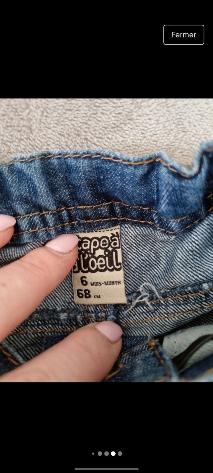 Lot 4 pantalons 6 mois - photo numéro 7