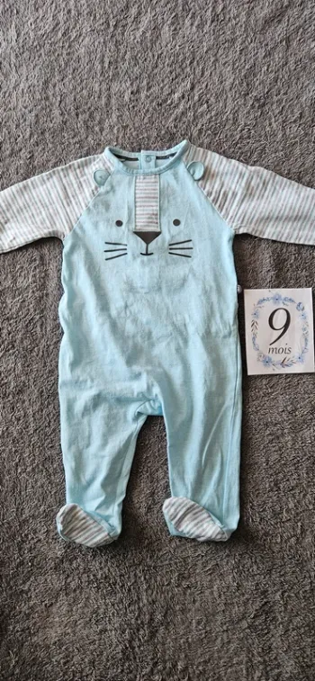 Pyjama 1 pièce chaud 9 mois