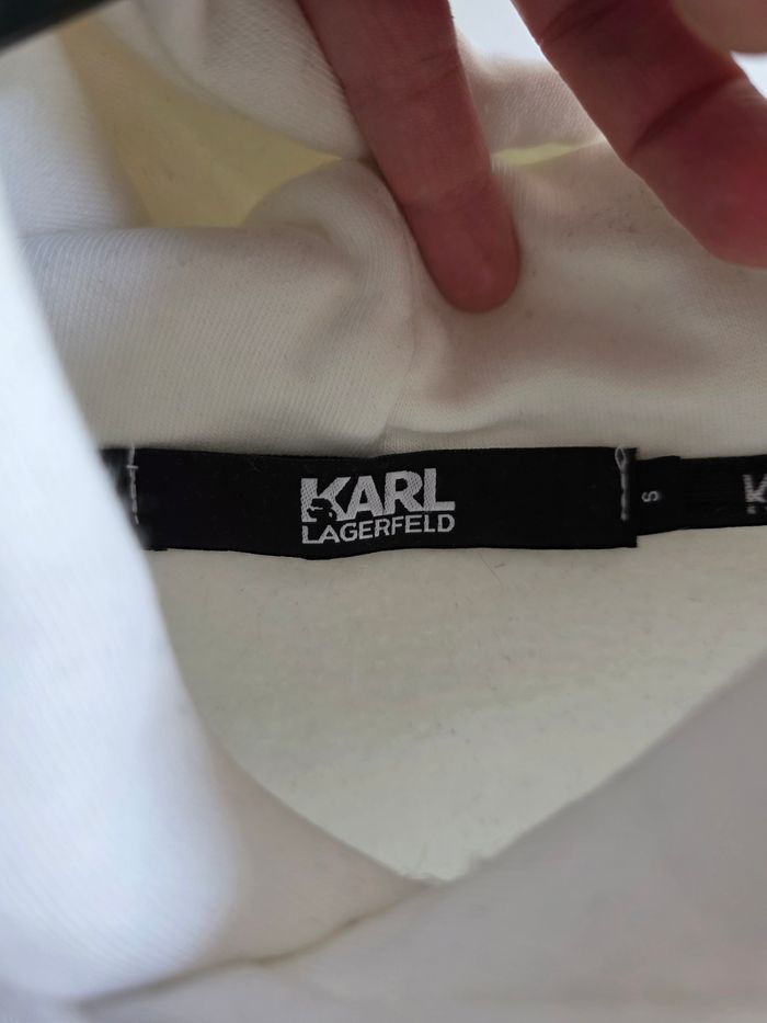 Sweat blanc Karl Lagerfeld - photo numéro 4