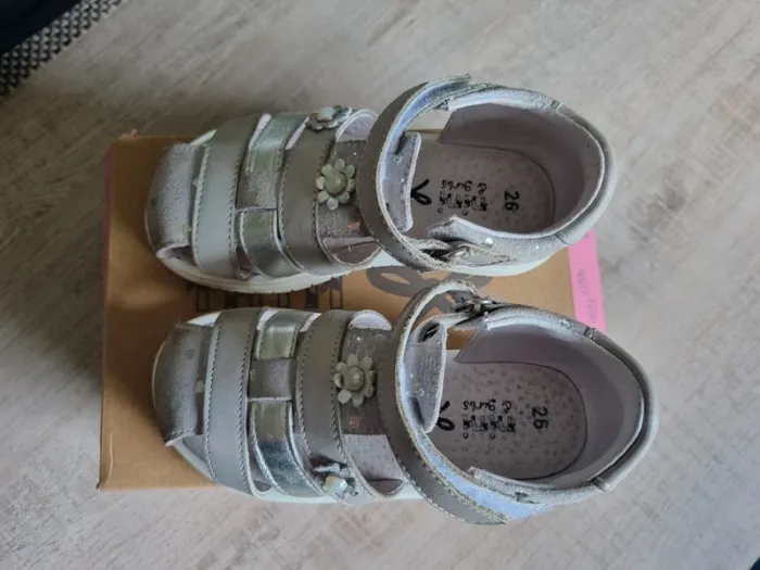 Sandales cuir fille P.26 - photo numéro 5