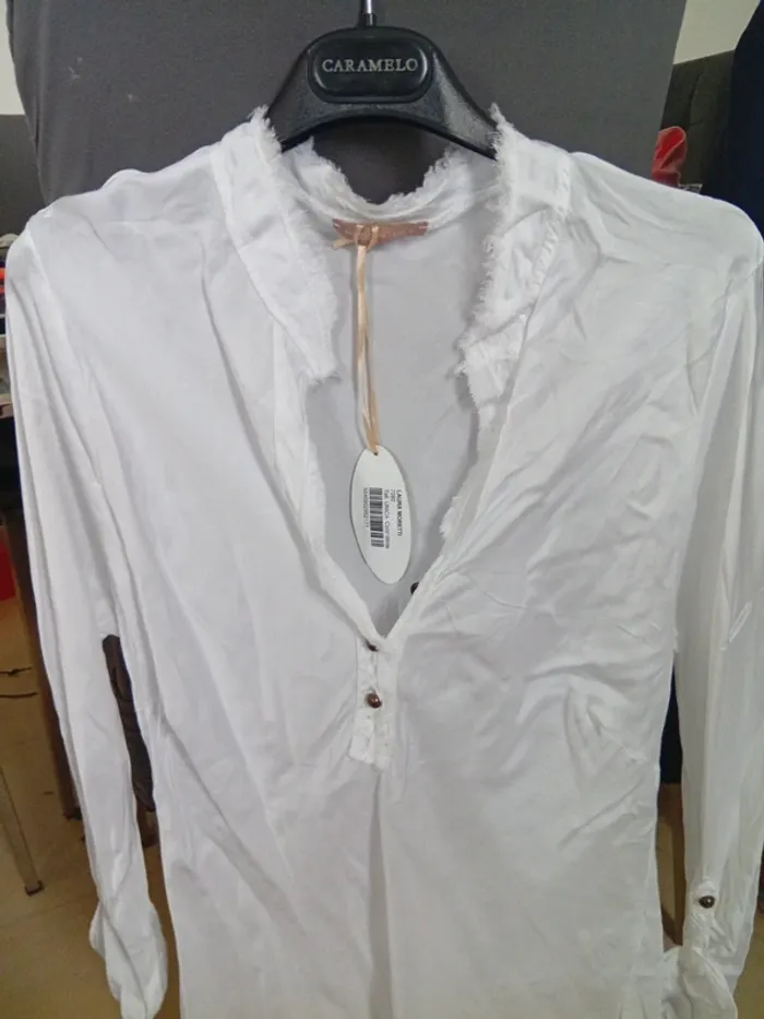 Chemise fluide femme taille unique - photo numéro 2