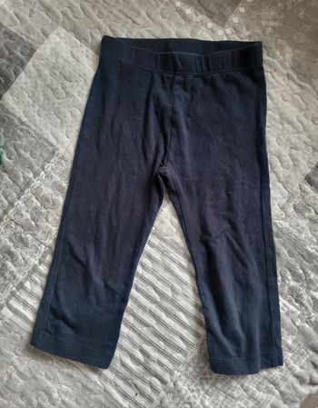 Legging court bleu 4 ans