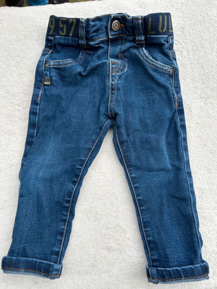 Jeans bleu 18 mois lulu castagnette - photo numéro 2