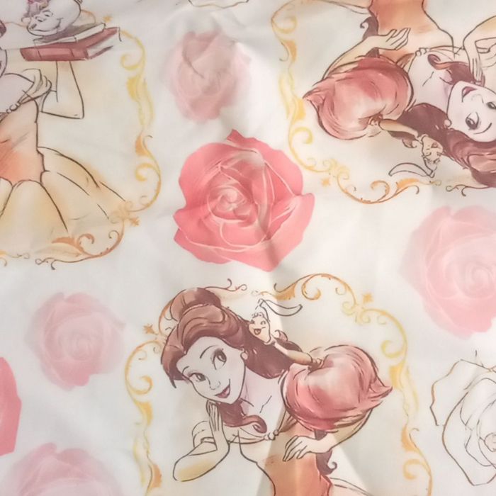 Housse de coussin   la belle et la bete  disney - photo numéro 2