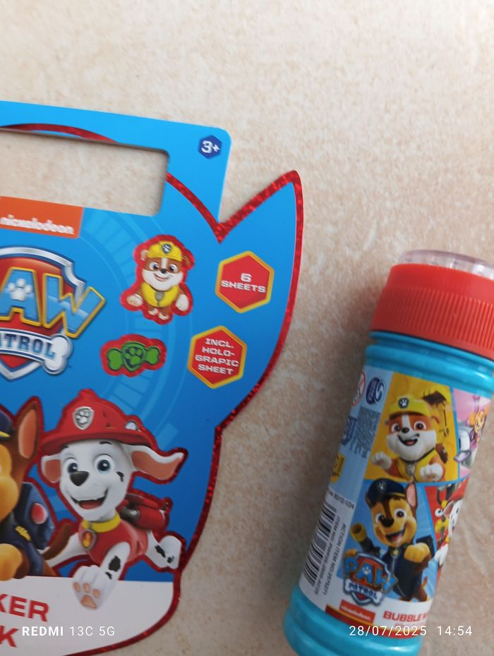 Bulles et stickers Pat patrouille - photo numéro 3