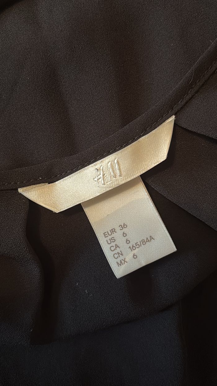 Débardeur long noir H&M T36 - photo numéro 3