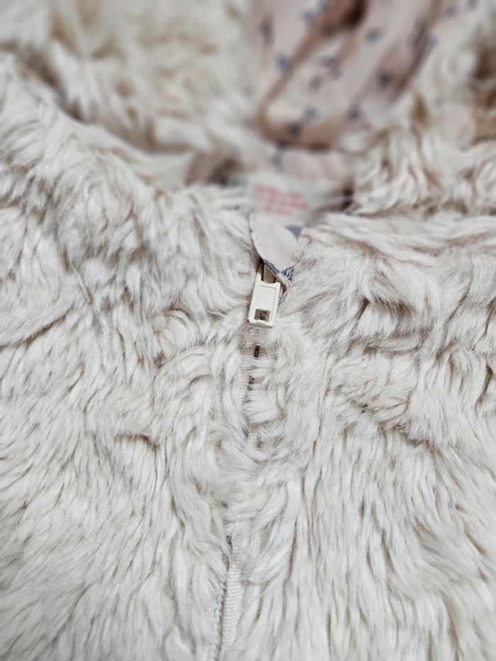 Gilet poils sans manches Zara 7-8 ans - photo numéro 3
