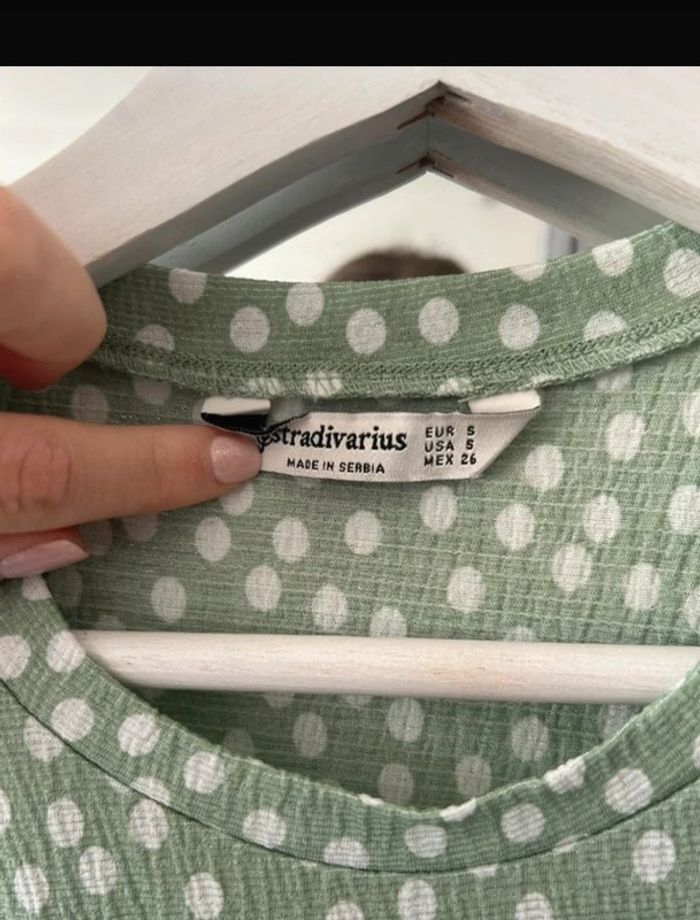 Robe à pois verte - photo numéro 3