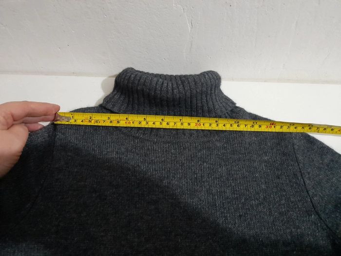 Robe moulante à col roulé en laine et angora CBMM taille S - photo numéro 7