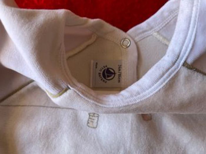 de 2 pyjamas avec pied Petit Bateau - photo numéro 4