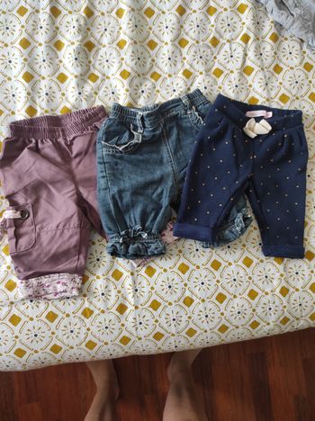 Lot pantalons  fille