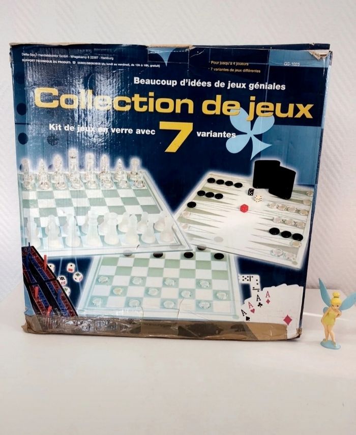 Kit de jeux en verre avec 7 variantes