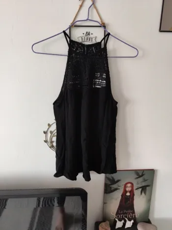 Débardeur noir stradivarius