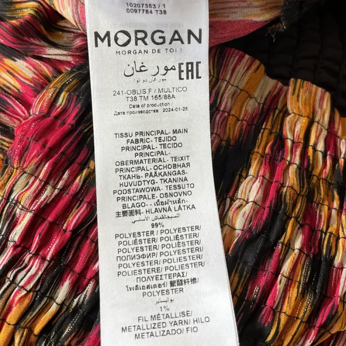 T.shirt/cache coeur noir et rouge Morgan De Toi pour femme, taille : 38 - photo numéro 4