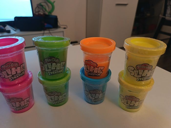 Lot de 10 pots de Slime Play-Doh - photo numéro 3