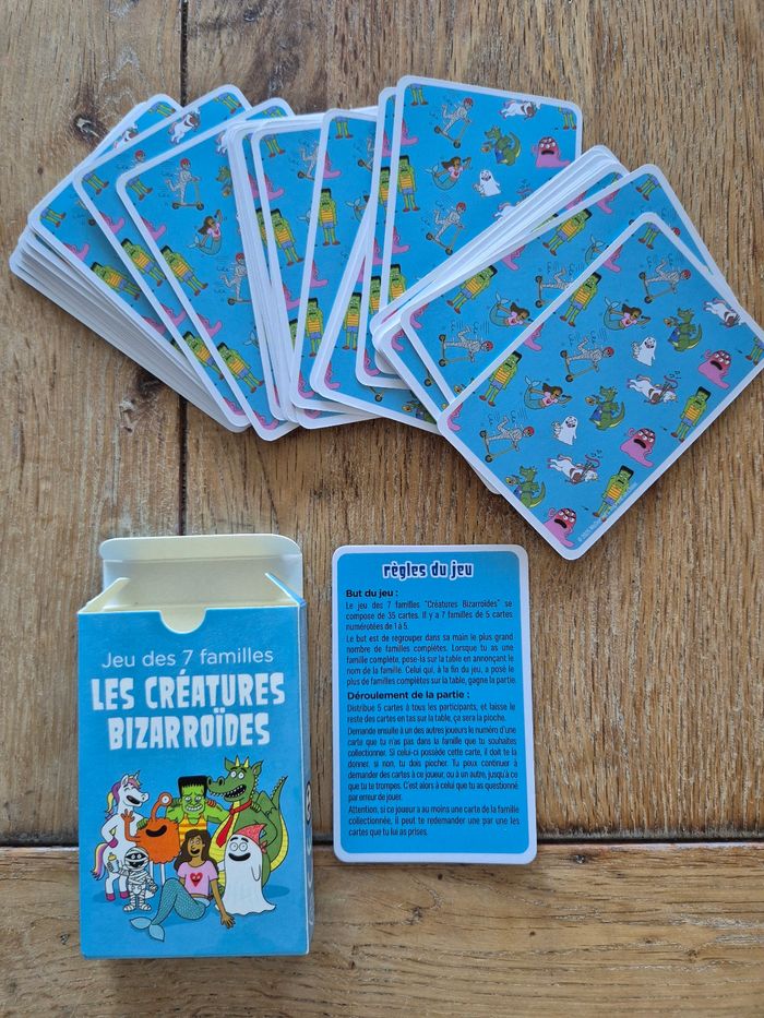 Jeux 7 familles Créatures Bizarroïdes - photo numéro 4
