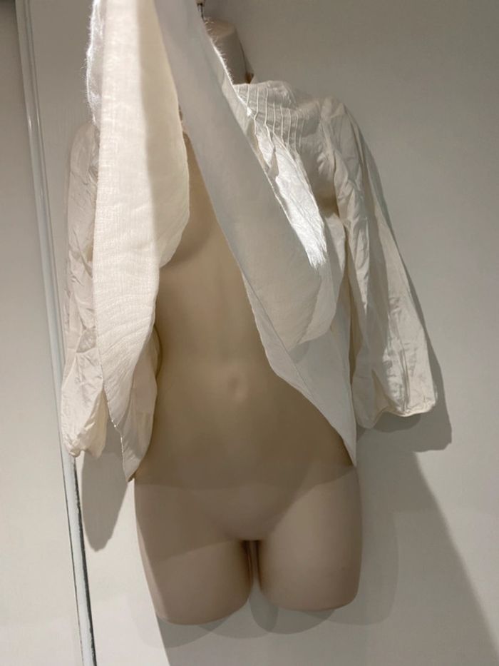 Blouse, Véro Moda, style Paloma, 37 %, soie 63 % coton - photo numéro 16
