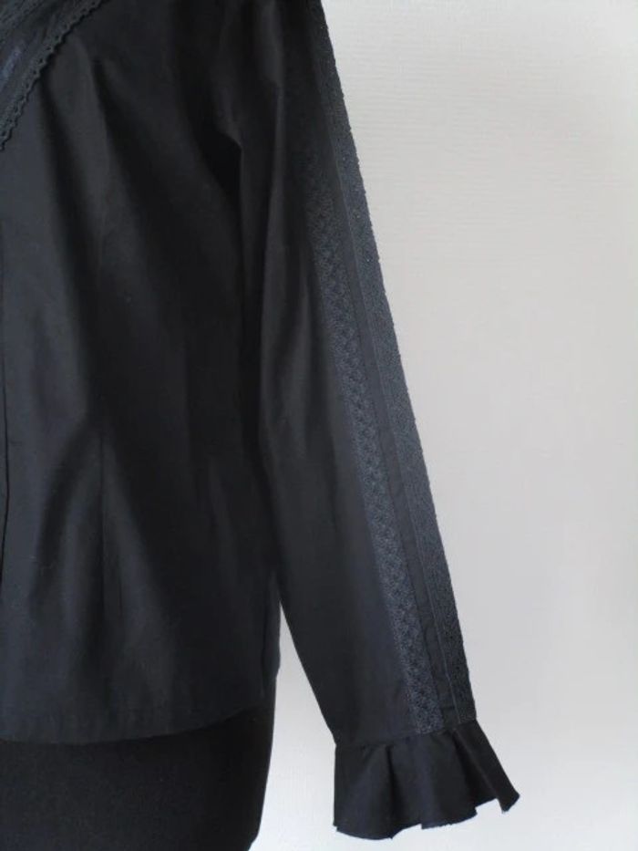 Blouse noire vintage 40 TBE - photo numéro 4