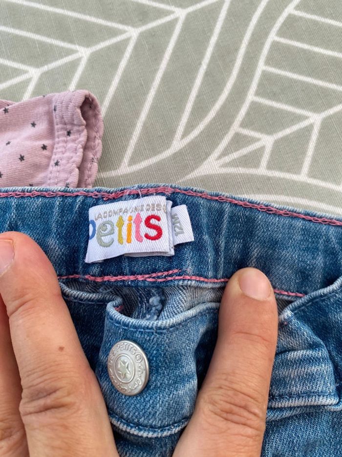 Bel ensemble jeans 12 mois haut - photo numéro 4