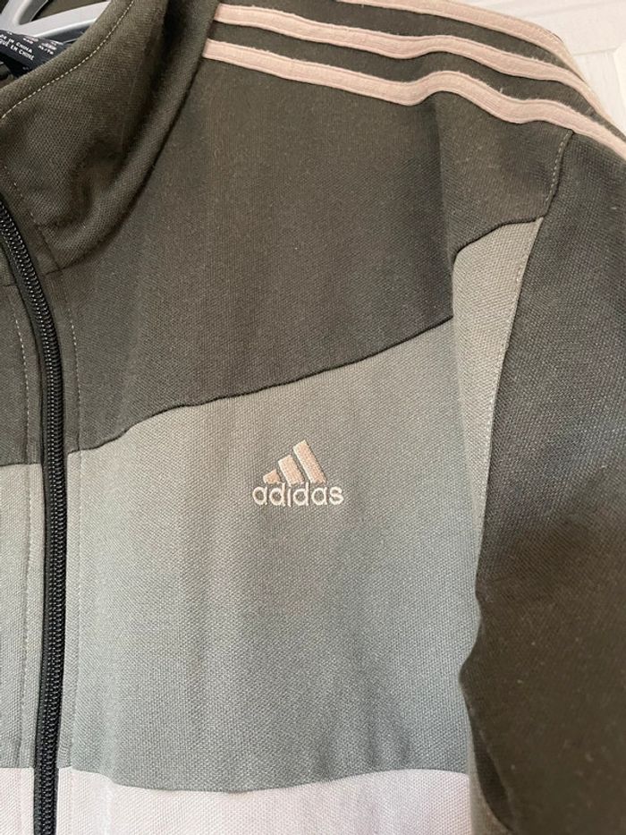 Pull gilet Adidas vintage oversize - photo numéro 7