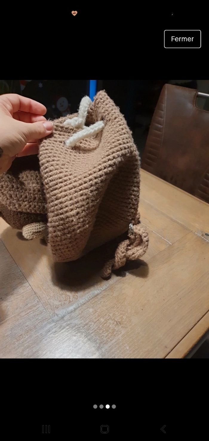 Sac enfant marron - photo numéro 3