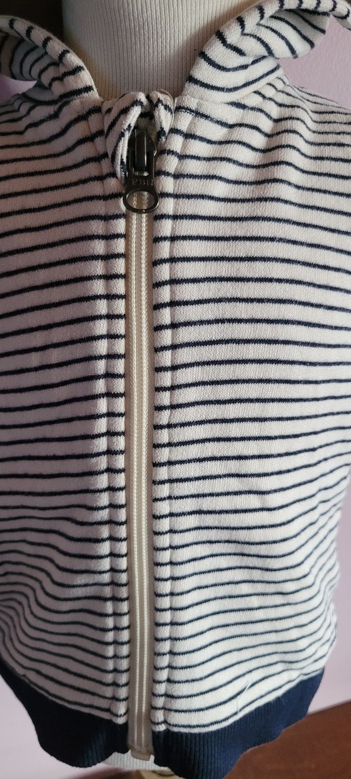 Veste à capuche rayées - photo numéro 2