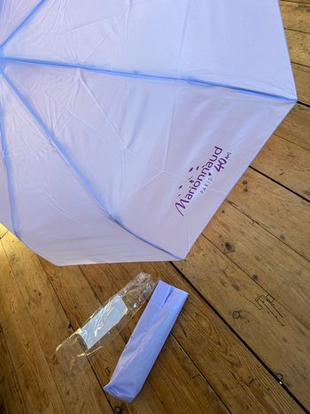 Parapluie lilas pliant automatique pour les 40 ans de Marionnaud