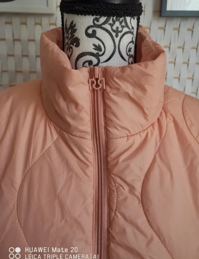 💕Jolie Doudoune longue sans manches Rose  Rinascimento - femme Taille M/ 38 💕 - photo numéro 5