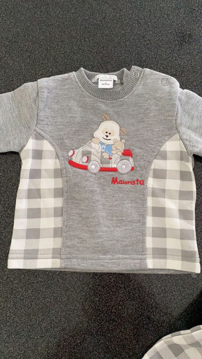 Ensemble pantalon sweat 6-9m - photo numéro 3