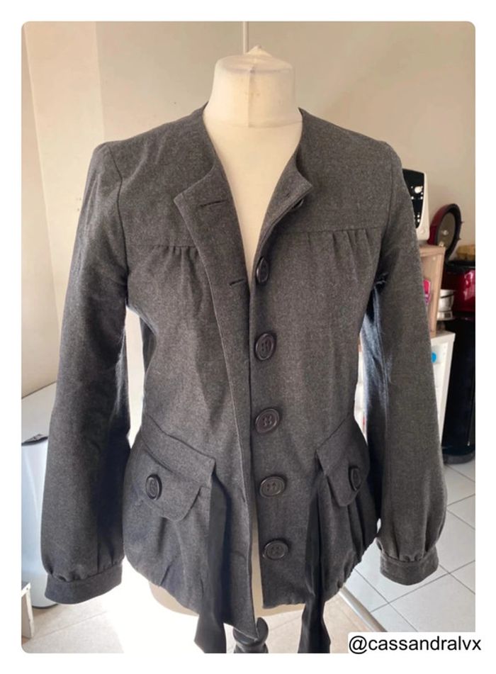 Veste grise en laine - Gérard Darel