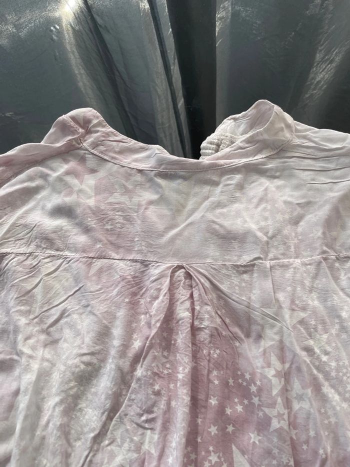 Chemise, rose, étoile, taille 38 - photo numéro 13
