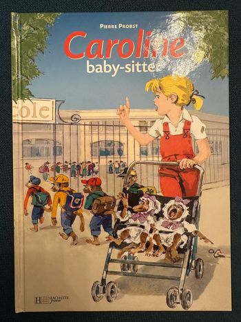 Livre vintage Caroline baby-sitter Pierre Probst