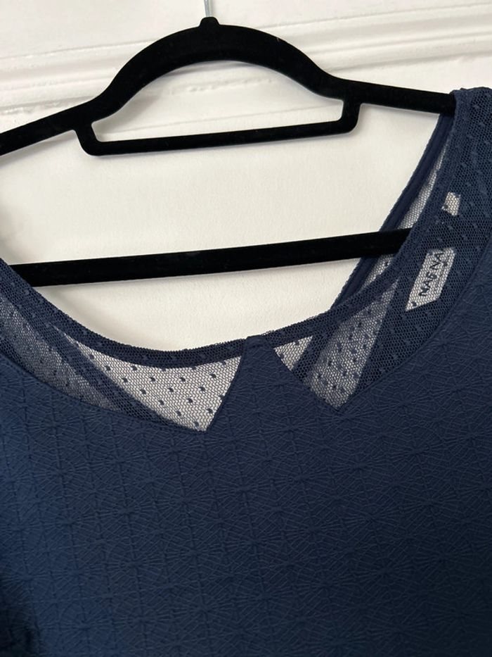 Naf naf - Robe patineuse marine - Taille S - photo numéro 2