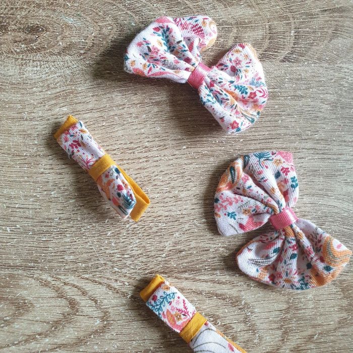 🩷 Lot 4 barrettes Thème La forêt fantastique Sergent Major neuf #emyfleury_accessoirescheveux - photo numéro 2