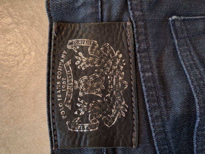 Ralph Lauren jupe en jean  bleu marine taille 38 au dessus du genou - photo numéro 3