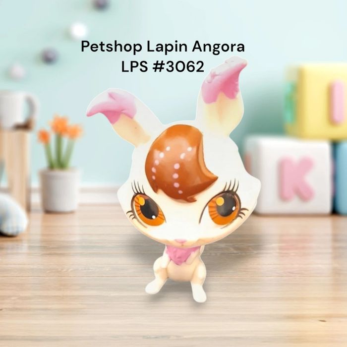 Little Petshop Lapin Angora LPS #3062 Hasbro