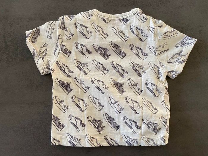 T-shirt Boboli beige/noir/rouge - photo numéro 2