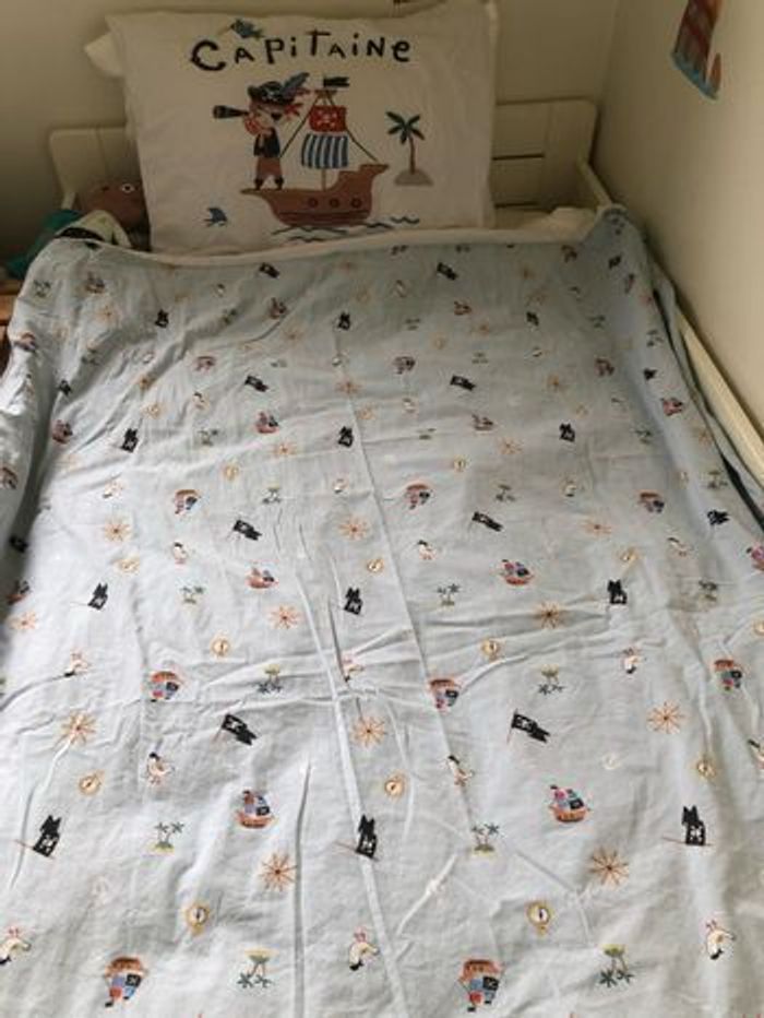 Housse de couette pirate 140 x140 + housses oreiller - photo numéro 2