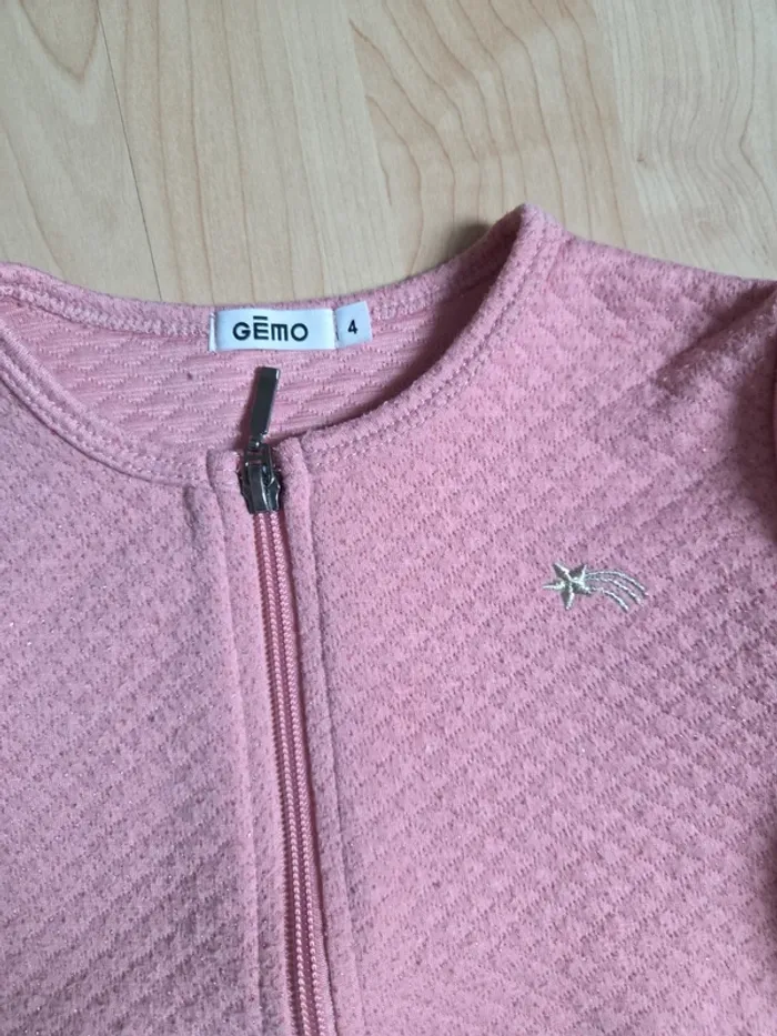 Veste 4ans fille gemo rose - photo numéro 2