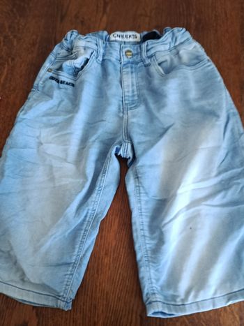 bermuda en jean