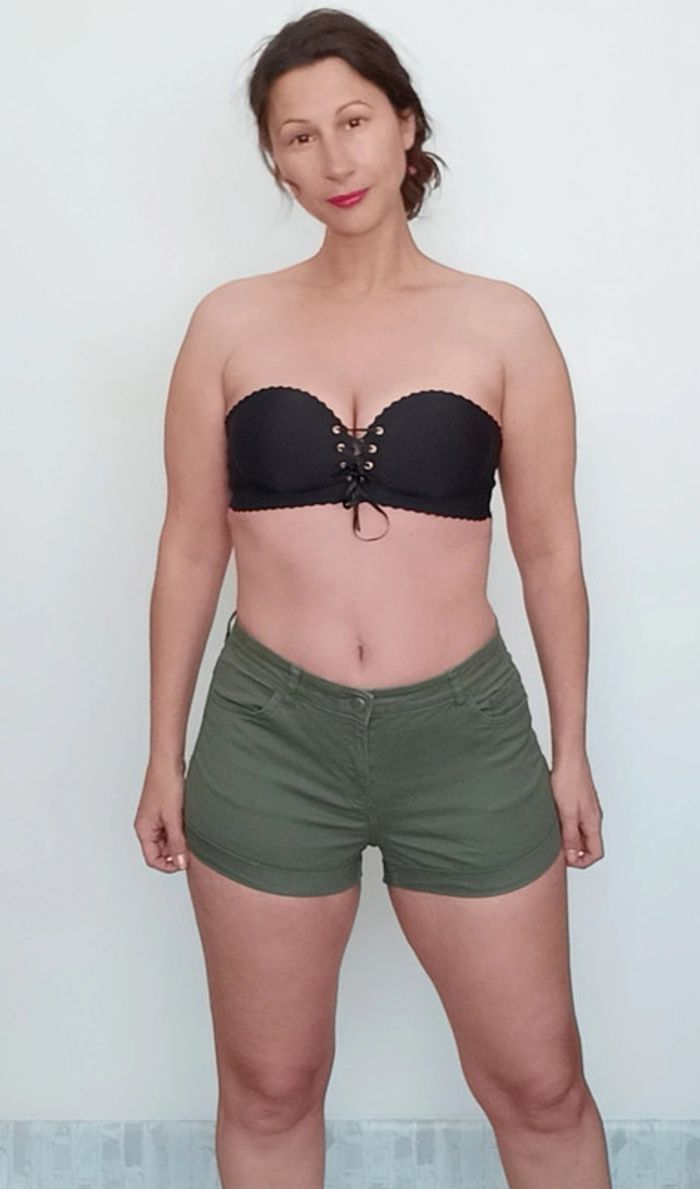 Short à revers kaki - photo numéro 2